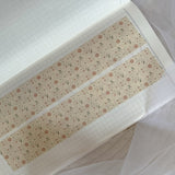 wide floral washi tape