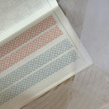 blue and pink polka dot washi tape