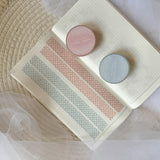 blue and pink polka dot washi tape