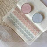blue and pink polka dot washi tape