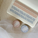 blue and pink flower washi tape