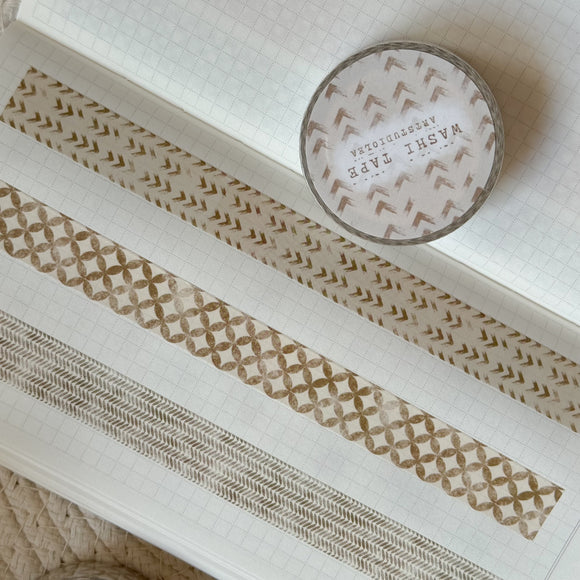 geometrical patterned washi tape