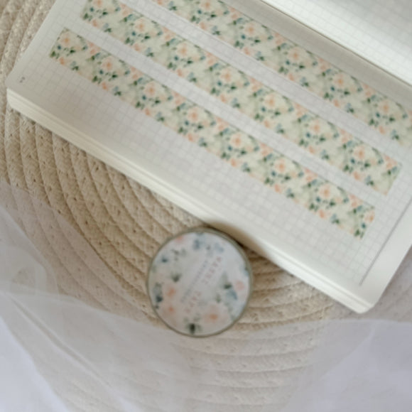 abstract flower washi tape