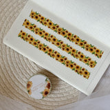 sunflower washi tape