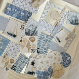 nautical ephemera die cut pocket, 45+ pieces