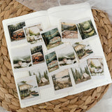 roadtrip polaroid die cut sticker pocket, planner sticker, polaroid pictures sticker, cut out stickers 15 pieces