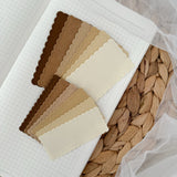 brown labels paper cut outs pocket, 12 pieces