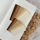 brown labels paper cut outs pocket, 12 pieces