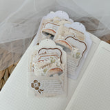 autumn forest ephemera die cut pocket, 20+ pieces