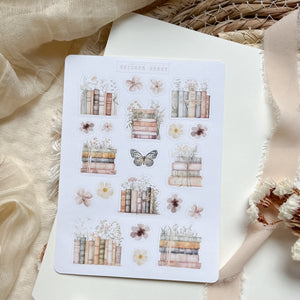 wildflower books sticker sheet