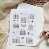 wildflower books sticker sheet