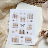 wildflower books sticker sheet