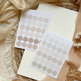 spring dots mini sticker sheet