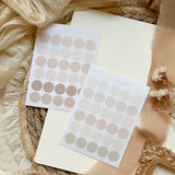 spring dots mini sticker sheet