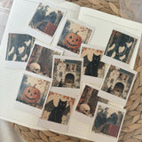 vintage halloween polaroid die cut sticker pocket, planner sticker, polaroid pictures sticker, cut out stickers 12 pieces