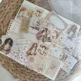 September end ephemera die cut pocket, 30+ pieces,