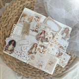 September end ephemera die cut pocket, 30+ pieces,