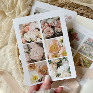 spring pictures sticker sheet