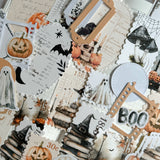 halloween ephemera die cut pocket, 30+ pieces,
