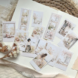 spring polaroid die cut sticker pocket, spring sticker, planner sticker, 13 pieces