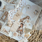 September end ephemera die cut pocket, 30+ pieces,