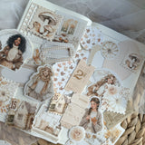 September end ephemera die cut pocket, 30+ pieces,