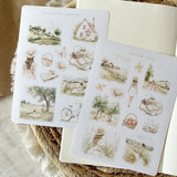 countryside memories sticker sheet