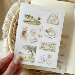 countryside memories sticker sheet