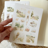 countryside memories sticker sheet