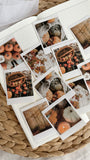 fall days polaroid die cut sticker pocket