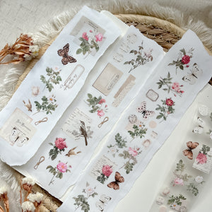 vintage floral washi tape