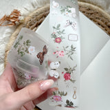 vintage floral washi tape