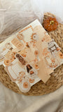 Pumpkin soul ephemera and sticker die cut pocket, 35+ pieces,