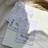 Vintage Rose paper set, ephemera