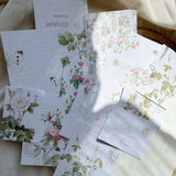 Vintage Rose paper set, ephemera