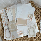 soft pumpkin ephemera and paper set, 30+ pieces