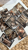 spooky halloween vintage polaroid die cut sticker pocket