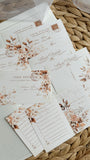 soft floral paper ephemera cut out pocket, journaling cards