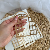 mixed paper window cut outs pocket, 7 pieces