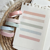 pastell green, blue and pink washi tape | masking tape , washi tape, planner washi tape, solid color washi tape