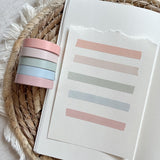 pastell green, blue and pink washi tape | masking tape , washi tape, planner washi tape, solid color washi tape