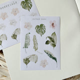 tropical mini sticker sheet