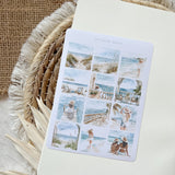 costal mini picture sticker sheet