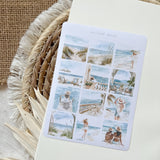 costal mini picture sticker sheet