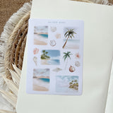 tropical living sticker sheet