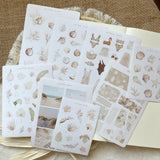 boho summer sticker sheet bundle