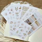 boho summer sticker sheet bundle