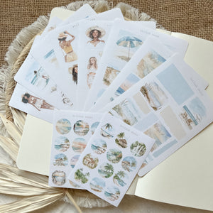 costal living sticker sheet bundle