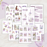 purple dream sticker sheet, spring sticker