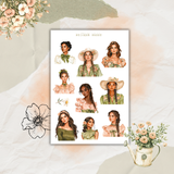 cottage charm sticker sheet